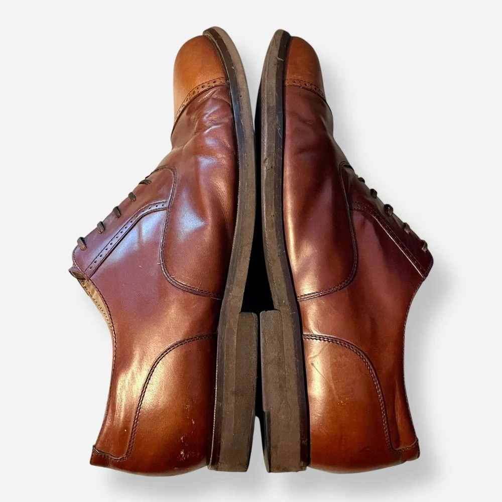 DresSports Rockport Cap Toe Oxfords Vibram Men's Shoes Sz 12‎ W Brown
